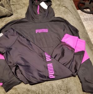 Womens Puma hoodie legging set